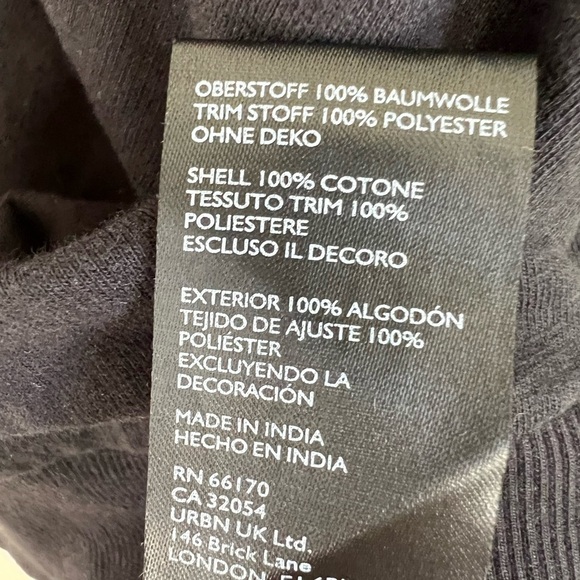 NWT new XL can fit large Anthropologie floral appliqué sweatshirt black sweater - Picture 13 of 15